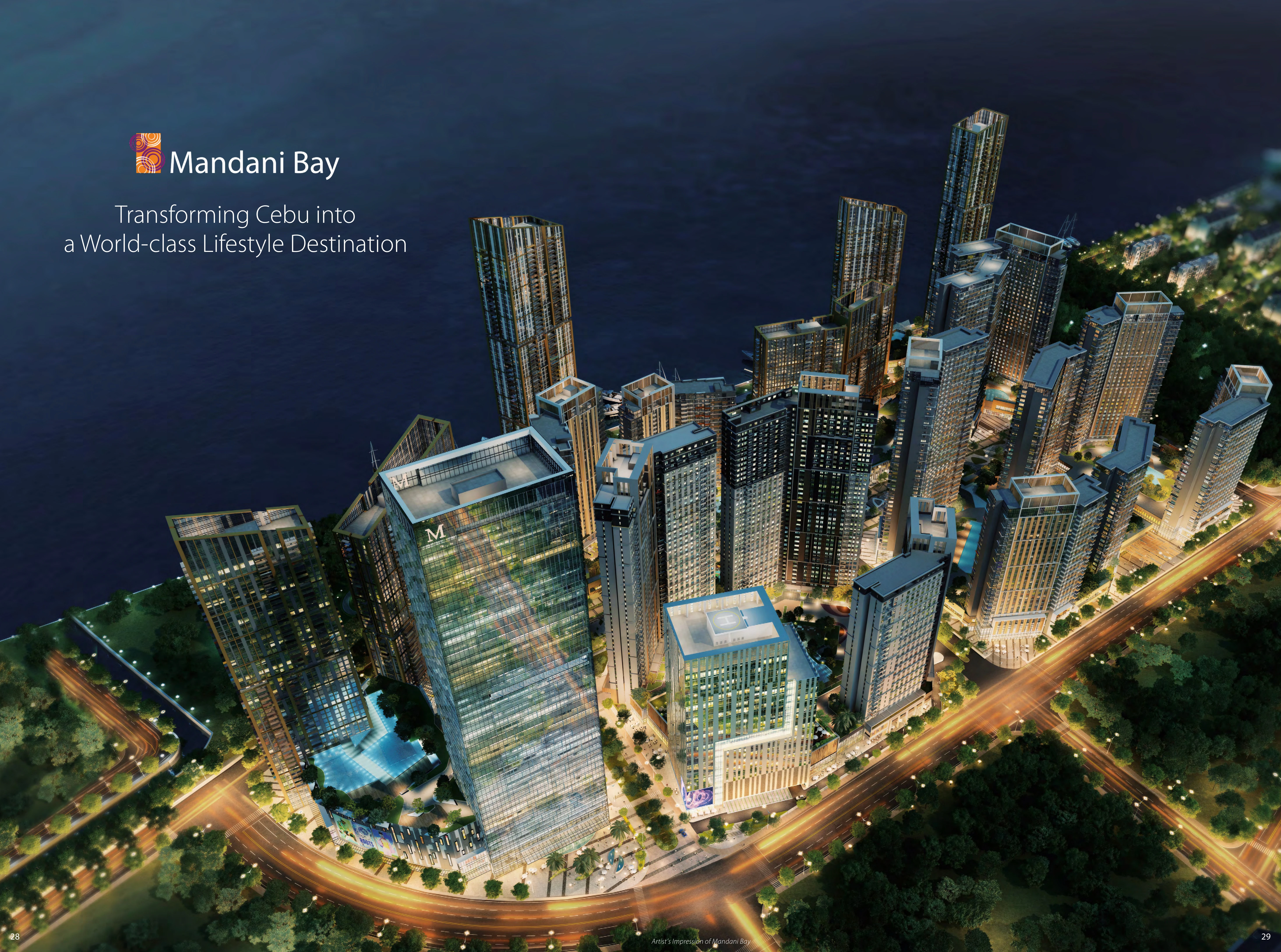 Mandani Bay Cebu — Aerial Development Overview